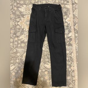 Black comfy cargo pants